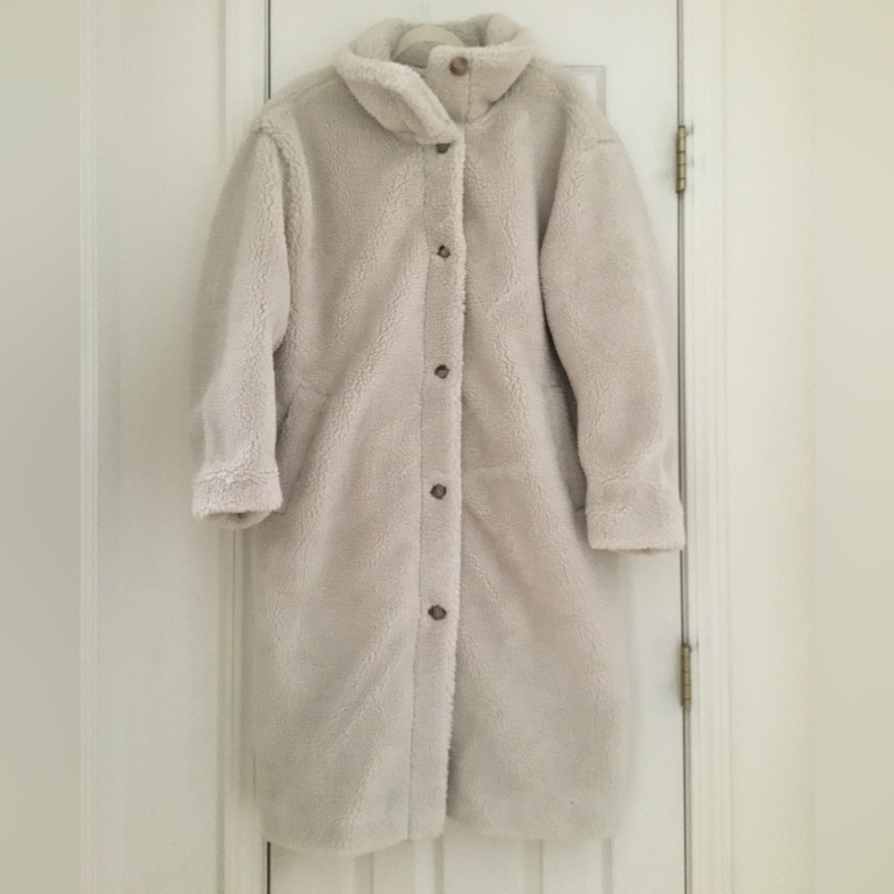 Gap off white winter coat